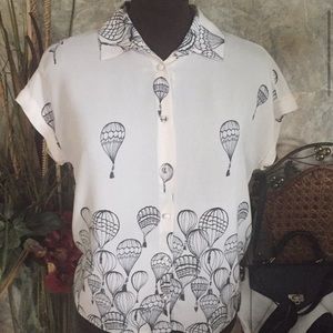 Zara Hot Air Balloon Button Down